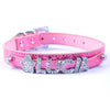 Bling Personalized Pet Dog Collar Rhinestone Customized