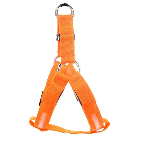 Nylon Dog harness with LED Flashing Light