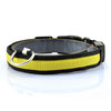 Nylon LED  Dog Collar For Night Safety Anti-lost Flashing Light