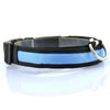 Nylon LED  Dog Collar For Night Safety Anti-lost Flashing Light