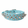 Dog Candy Color Leather Spiked collar